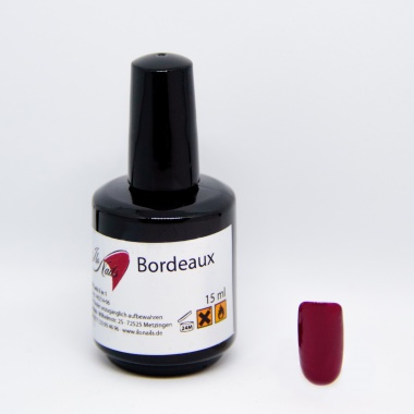 UV-Gel-Lack 3 in 1 Bordo (15ml)