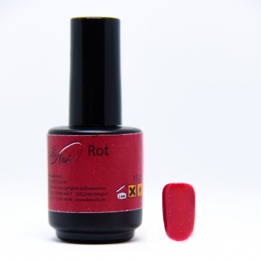 UV-Gel-Lack 3 in 1 Rot (15ml)