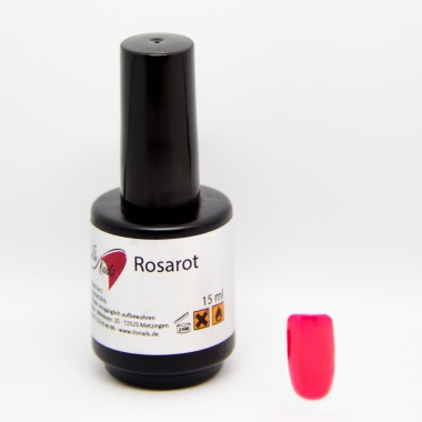 UV-Gel-Lack 3 in 1 Rosa Rot (15ml)