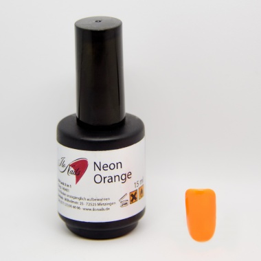 UV-Gel-Lack 3 in 1 Neon Orange (15ml)