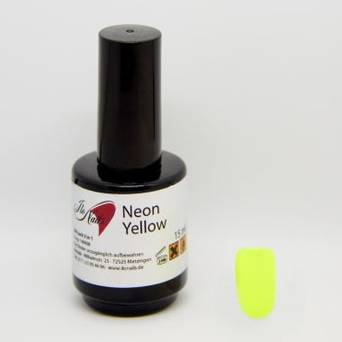 UV-Gel-Lack 3 in 1 Neon Yellow (15ml)