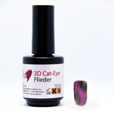 3D Cat-Eye Flieder