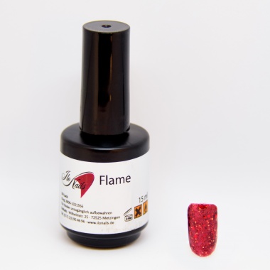 UV-Gel-Lack 2 in 1 Flame  (15ml)