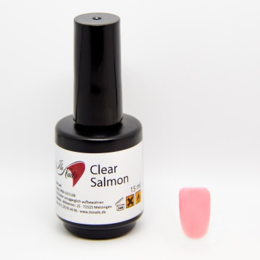 UV-Gel-Lack 2 in 1 Clear Salmon (15ml)