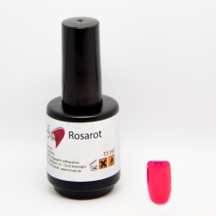 UV-Gel-Lack 3 in 1 Rosa Rot (15ml)